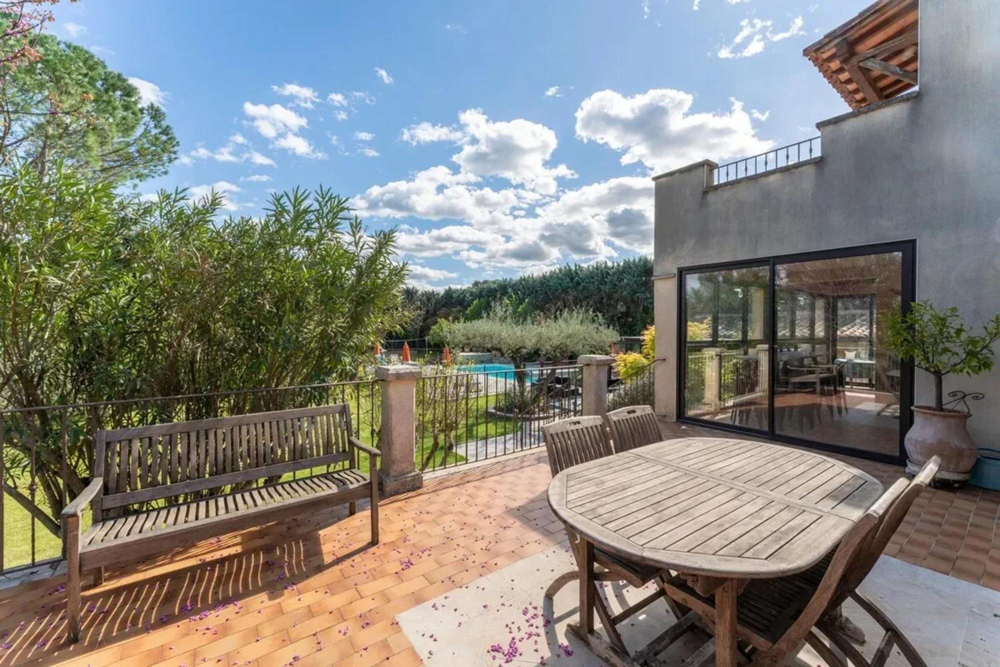 Villa Spacieuse A Vezenobres Avec Piscine Privee Esterno foto