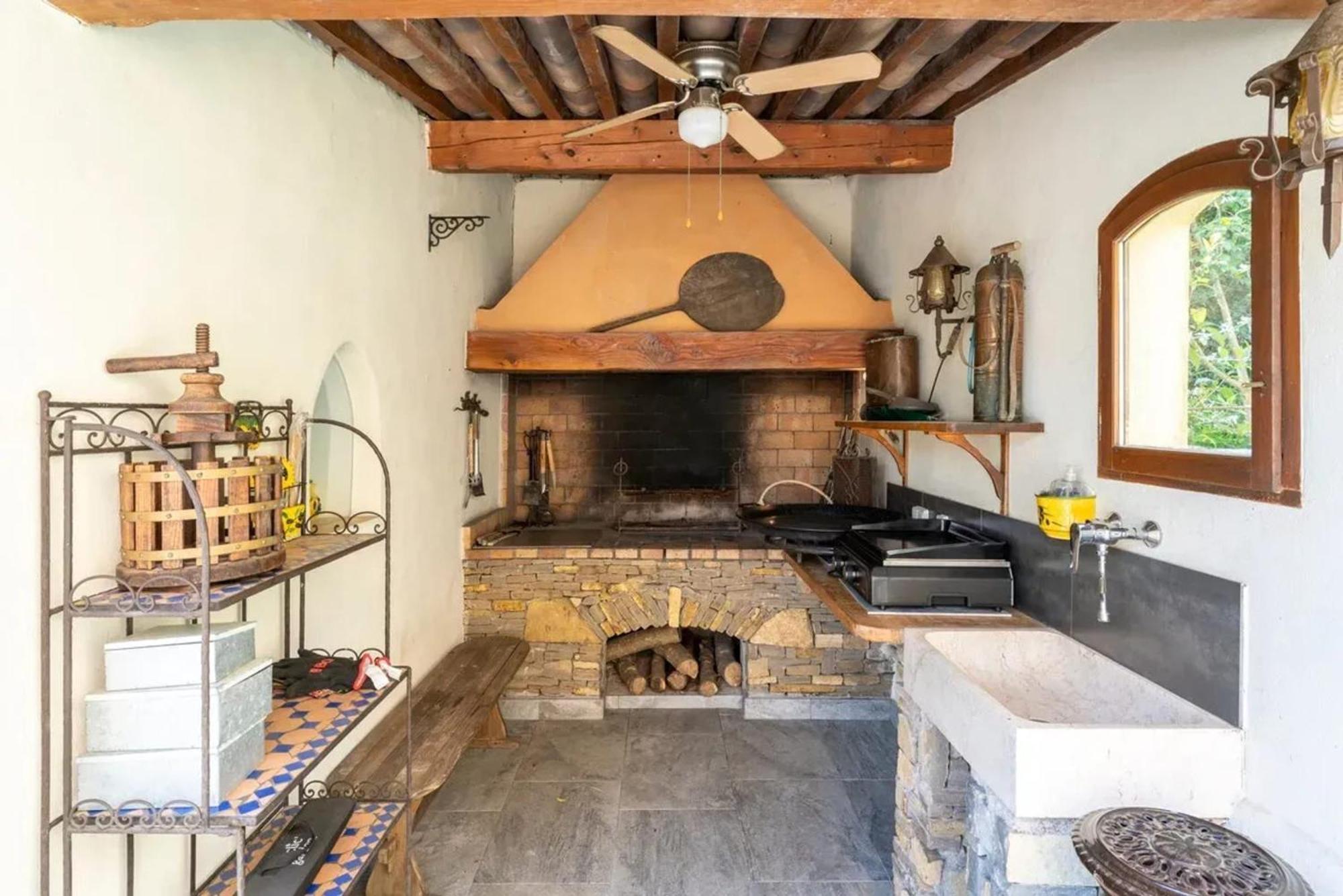 Villa Spacieuse A Vezenobres Avec Piscine Privee Esterno foto